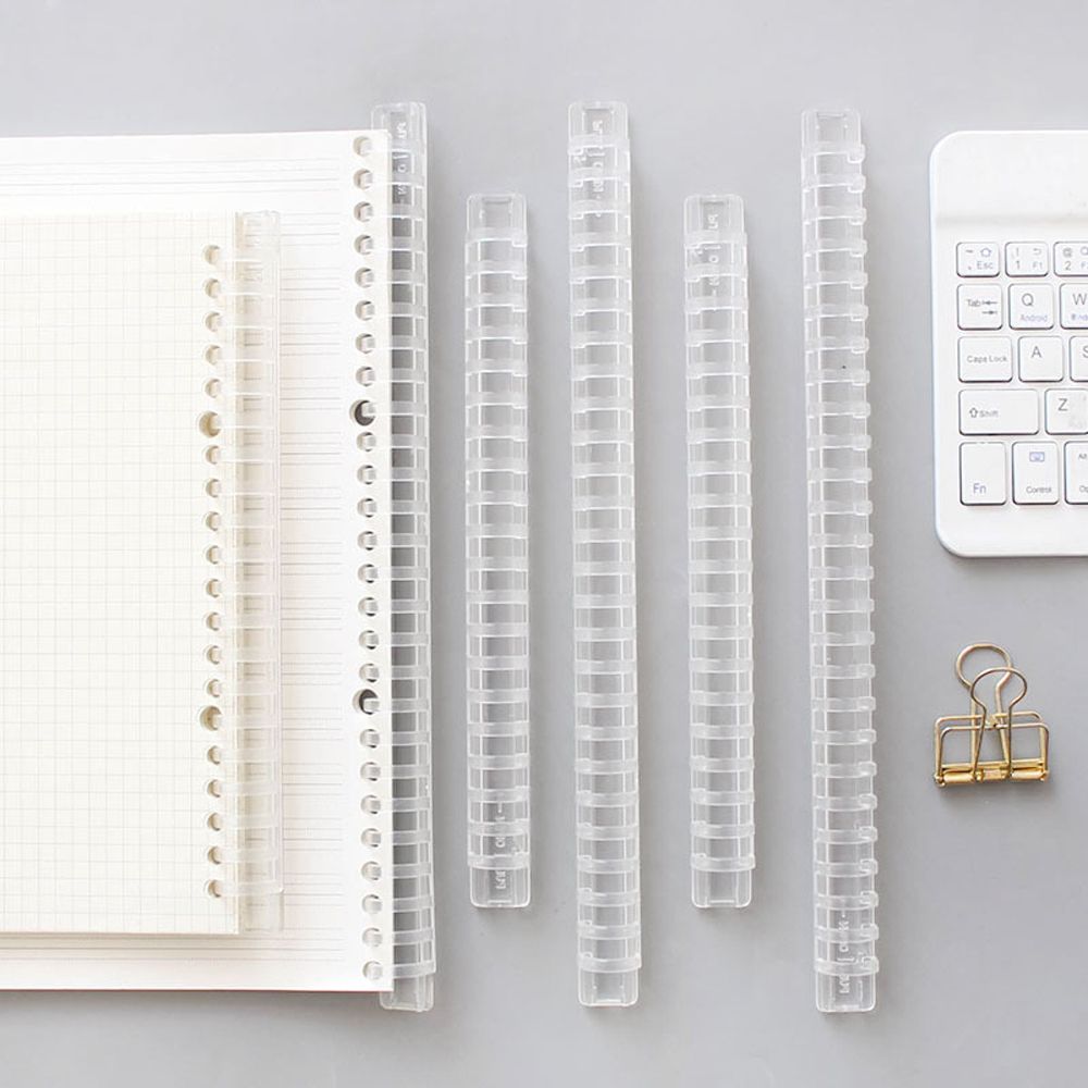 Binding Comb Plastic - for Notebook Album Scrapbook Binder Circle
