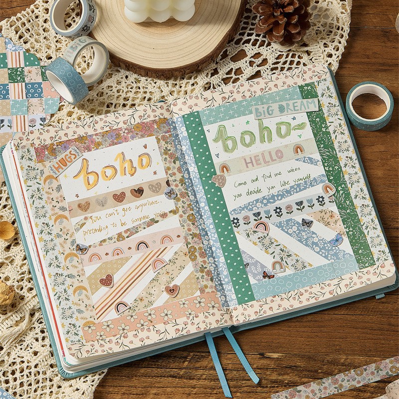 Washi Tape Set - 1Set 10Rolls Gentle Style Washi Tape