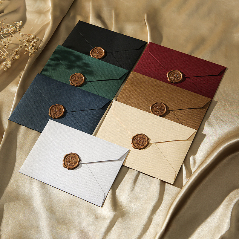 Wax Seal Stamp Kit - 10 set 16x11cm Greeting Cards Linen