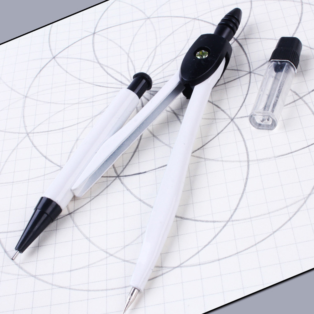 Compass Geometry Set - 6Sets Metal Geometry Compass Engineering Drafting