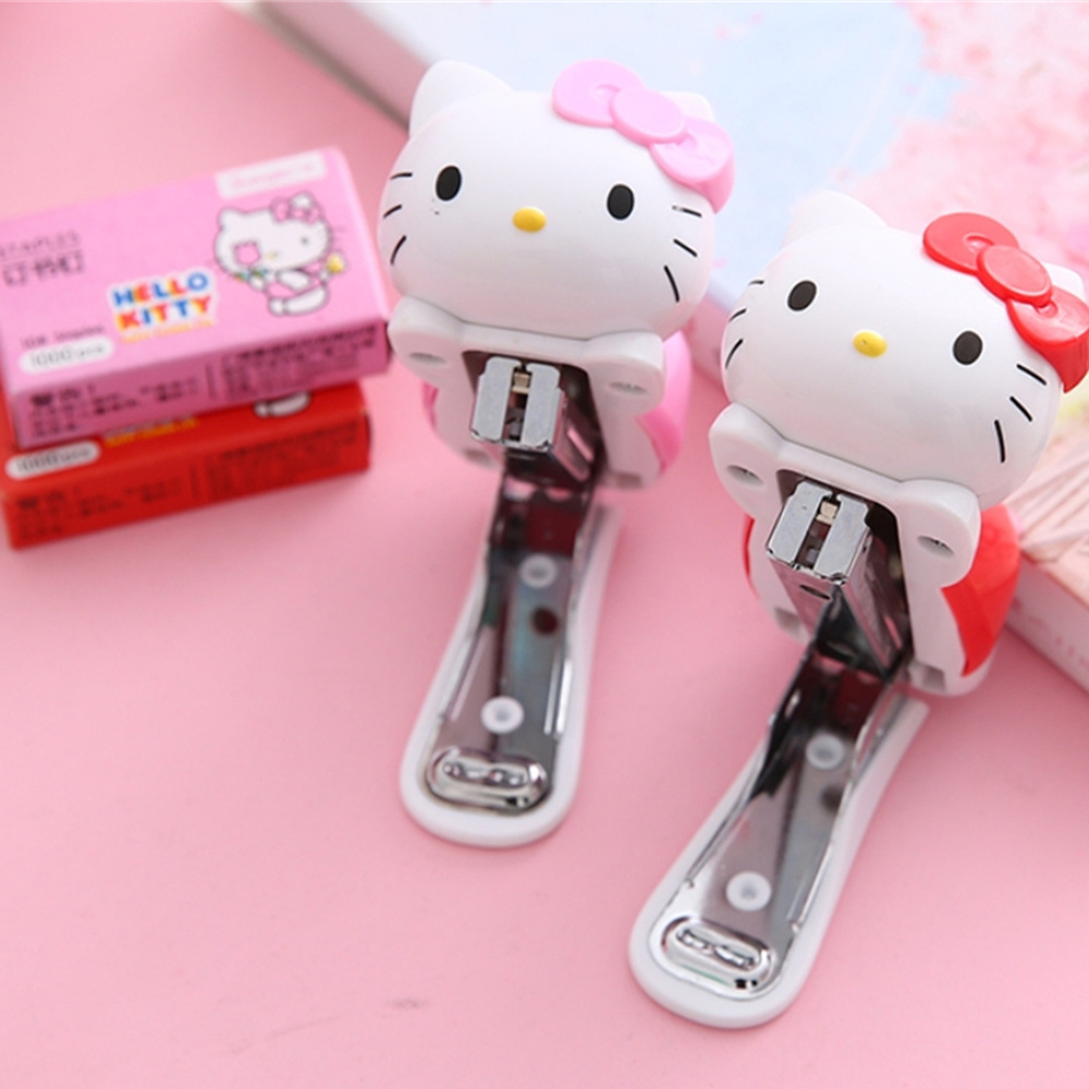Office Supply Office Stationery Items - Genuine Sanrio Anime Stapler Set Hello