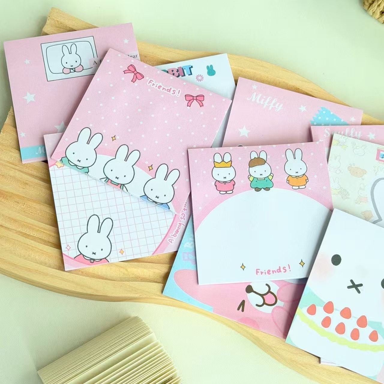 Office Supply Office Stationery Items - Miffy Cartoon Sticky Notes Self Adhesive