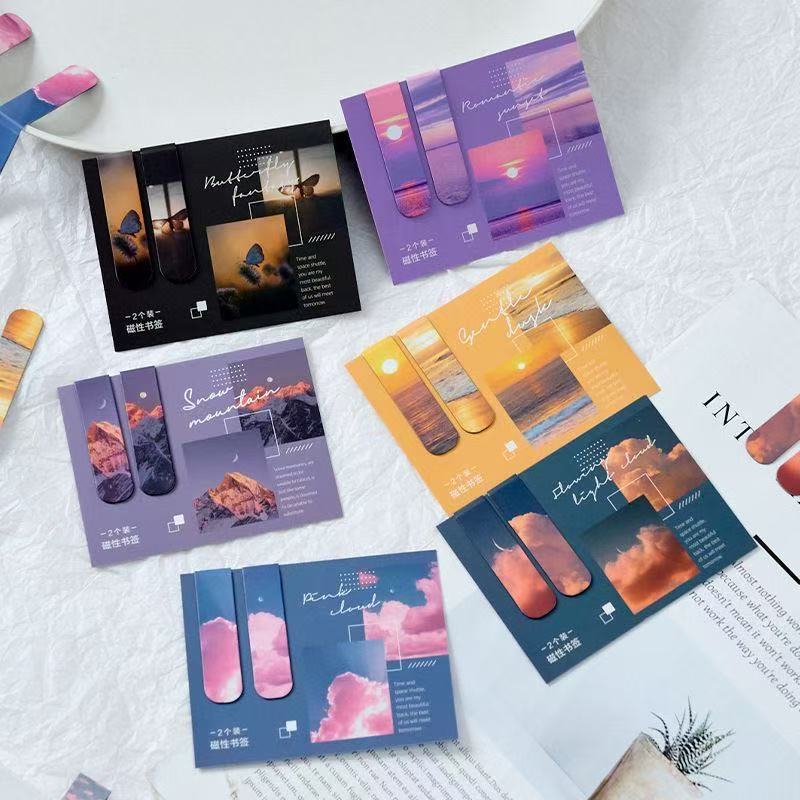 Bookmark Magnetic Clip - Cute Stationery Zaomo Magnetic Bookmarks Hazy