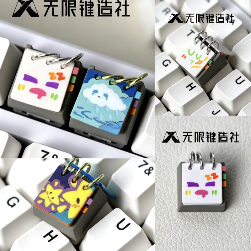 Ideal Stationery & Office Supply - Wuxian Cute Calendar Resin Keycap Original