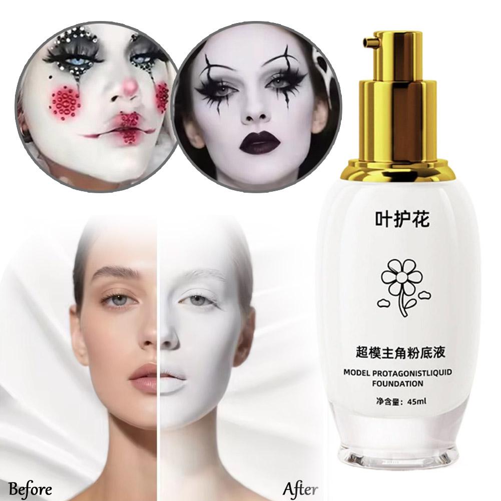 Correction Fluid White - White liquid foundation Long-Lasting Waterproof Pure