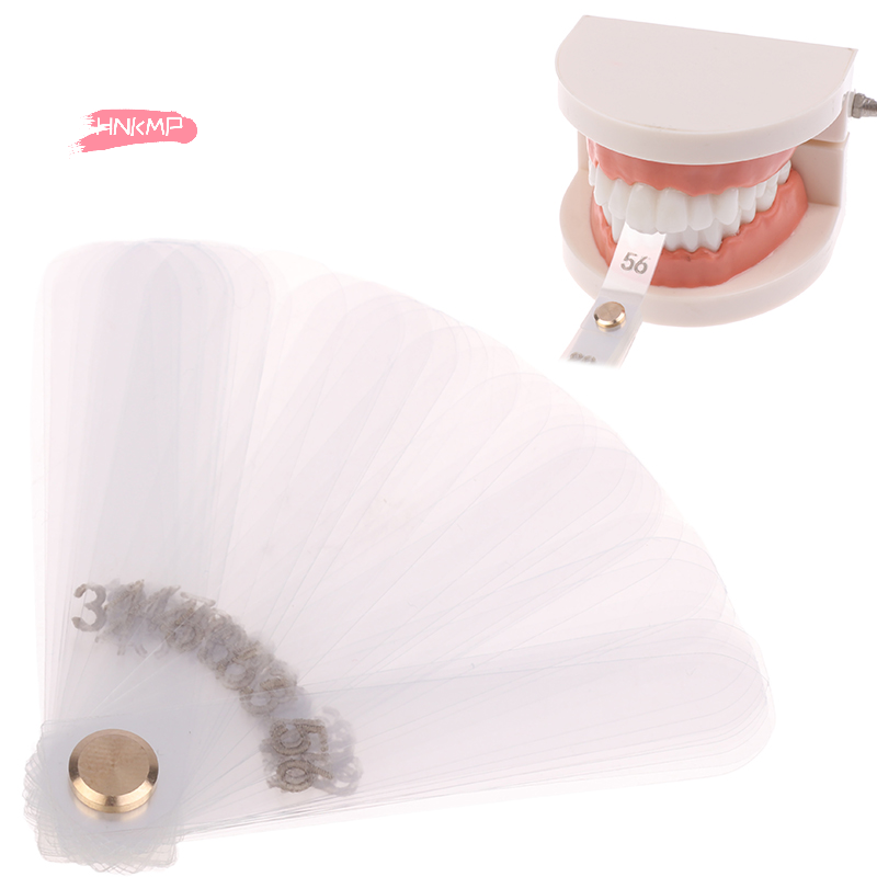 Ruler Set Transparent - 56Pcs Dental Interproximal Reduction Gauge Ruler