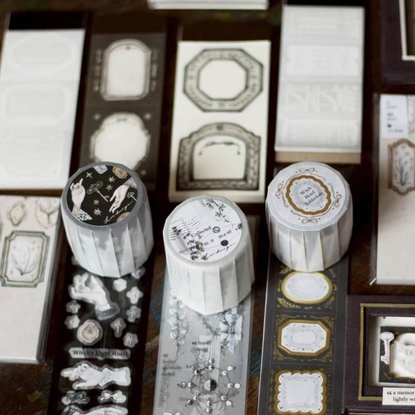 Washi Tape Set - Loidesign Vintage Witch's Light Hotel Washi