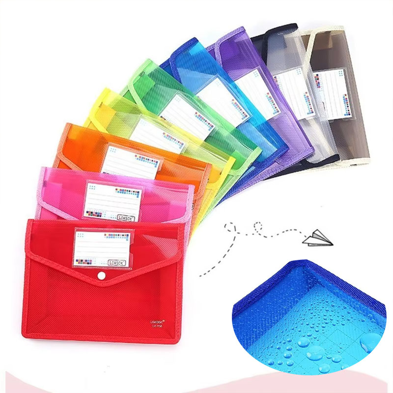 Office Stationery And Supply - 1-10PCS Waterproof A4 A5 Snap Button