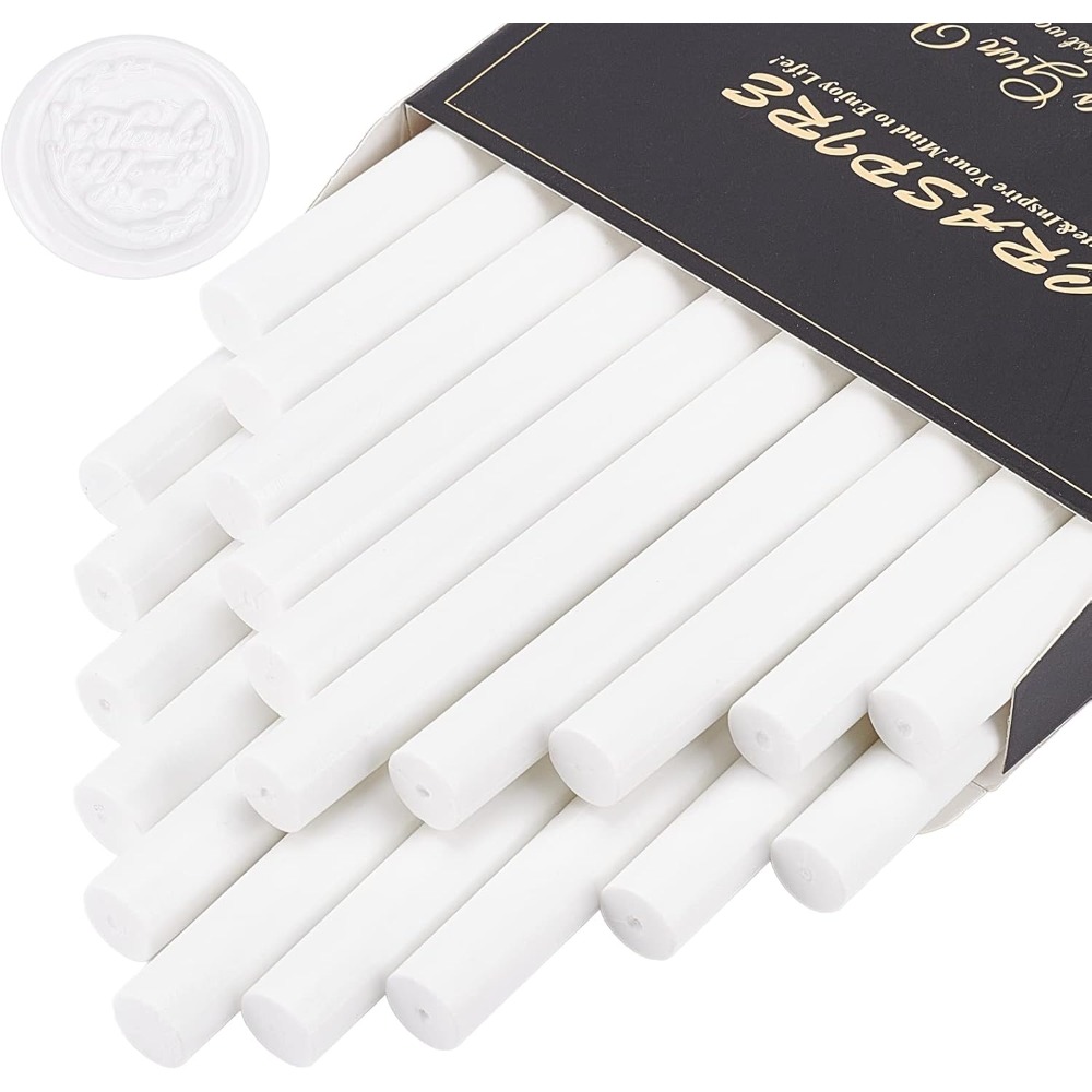 Wax Seal Stamp Kit - 20 Pieces Glue Sealing Wax Sticks