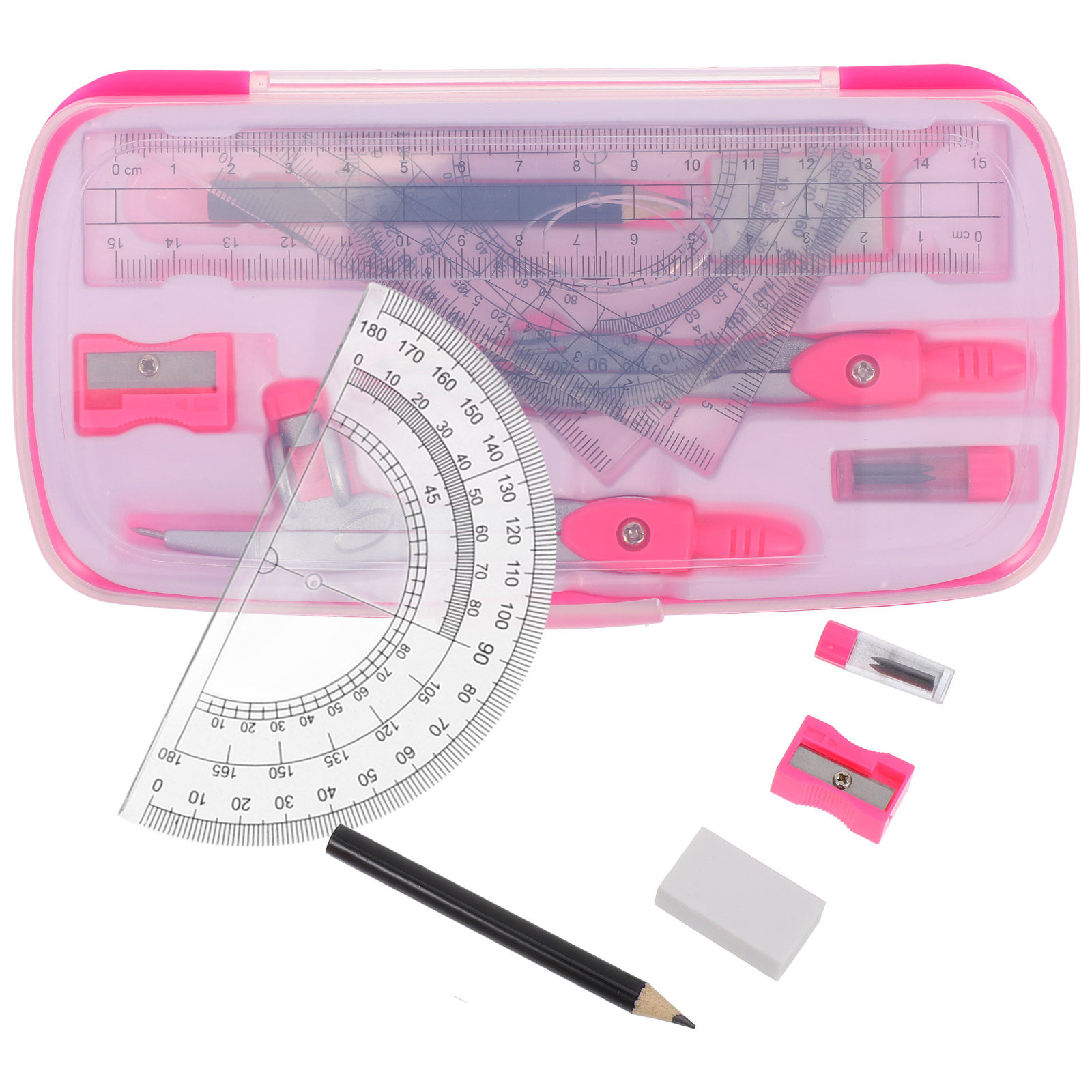Compass Geometry Set - 1Set Lightweight Portable Compass Set with