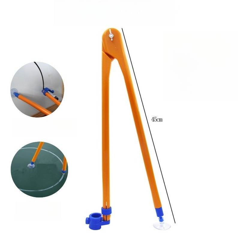Compass Geometry Set - Large Solid Plastic Teaching Compass Dual
