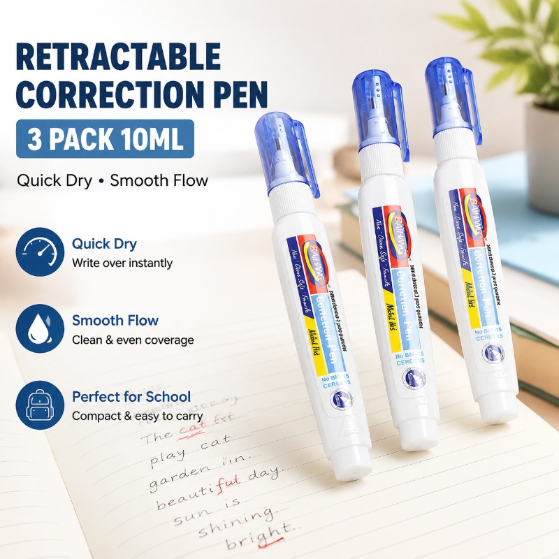 Correction Fluid White - Quick Dry Correction Fluid White Out