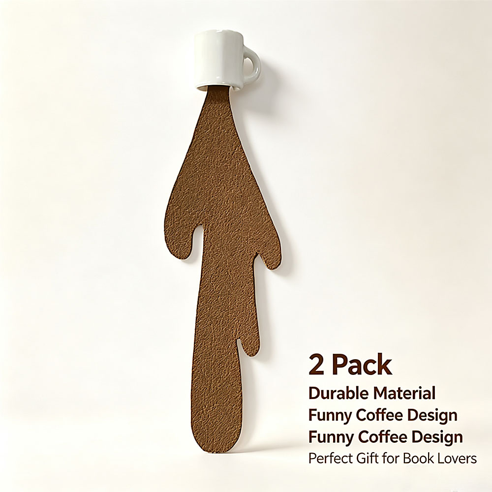 Ideal Stationery & Office Supply - 2 Pack Cute Spilled Coffee Design