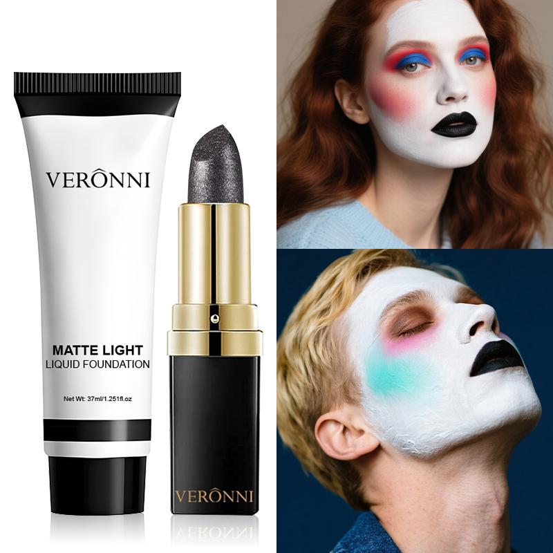 Correction Fluid White - White Liquid Foundation,Full Coverage Face Foundation,Glitter