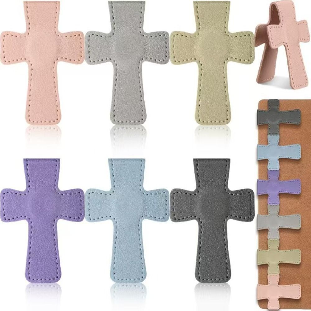 Bookmark Magnetic Clip - New Leather Bible Magnetic Bookmark Cross