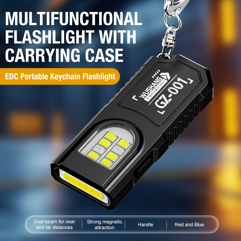 Stationery Supply - Portable Keychain LED COB Flashlight USB
