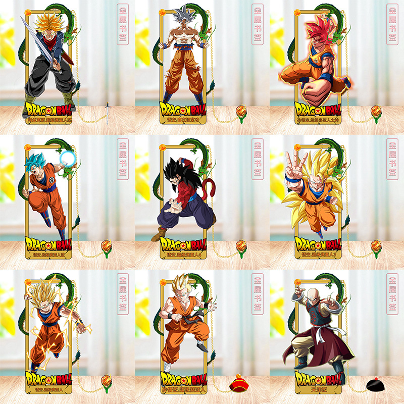 Ideal Stationery & Office Supply - DRAGON BALL Metal Bookmark, Anime Style