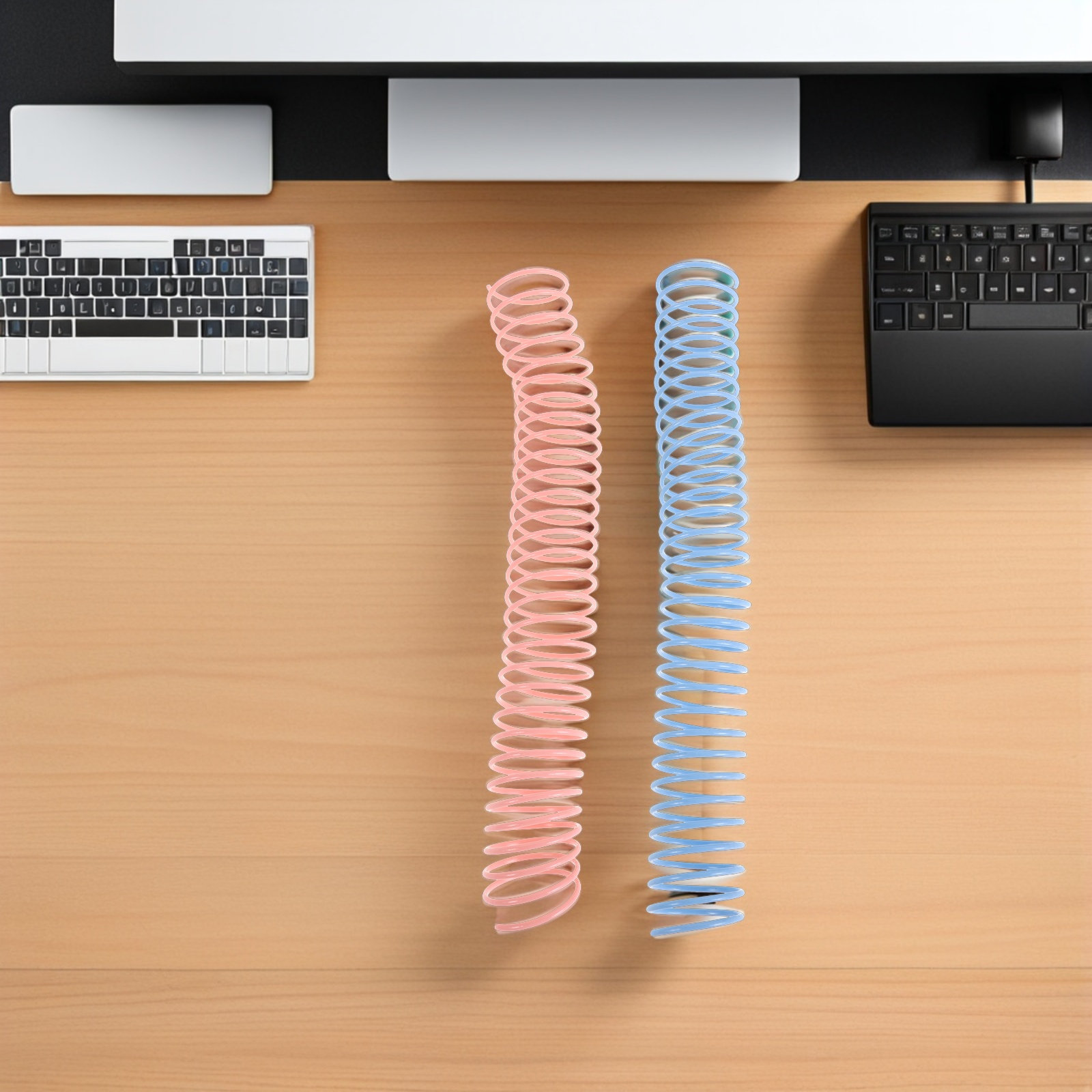 Binding Comb Plastic - 8Pcs Plastic Spiral Binding Coils 35Mm