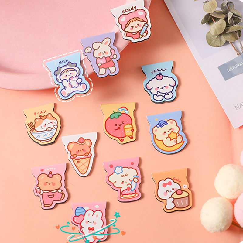 5pcs Cute Cartoon Bear Magneti - Bookmark Magnetic Clip review and price