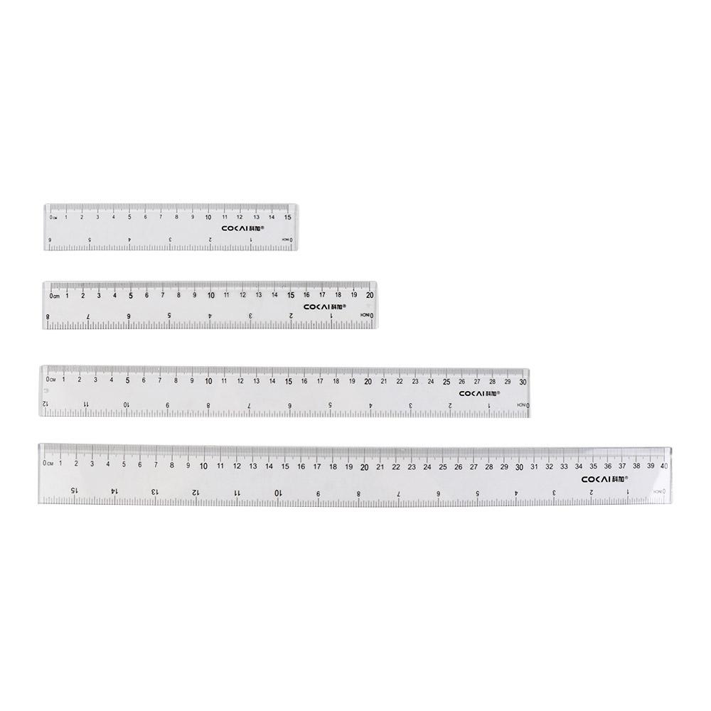 Desk Accessories 15cm 20cm 30c - Ruler Set Transparent review and price