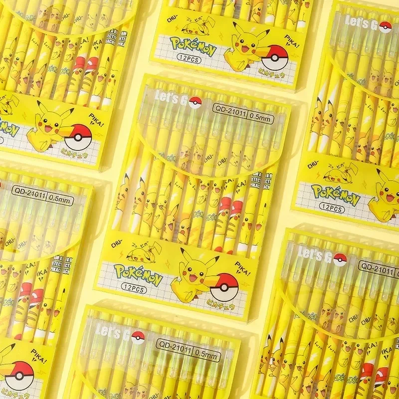 12Pcs Pokemon Pikachu Erasable - Office Supply Office Stationery Items review and price