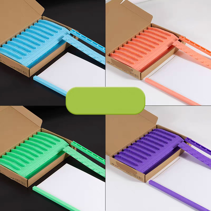 50pcs 10 Holes PVC Binding Str - Binding Comb Plastic review and price