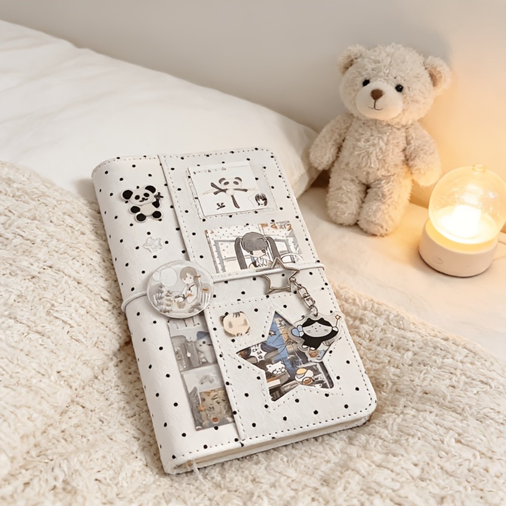 A6 Polka Dot Cloth Binder Note - Graph Paper Pad review and price
