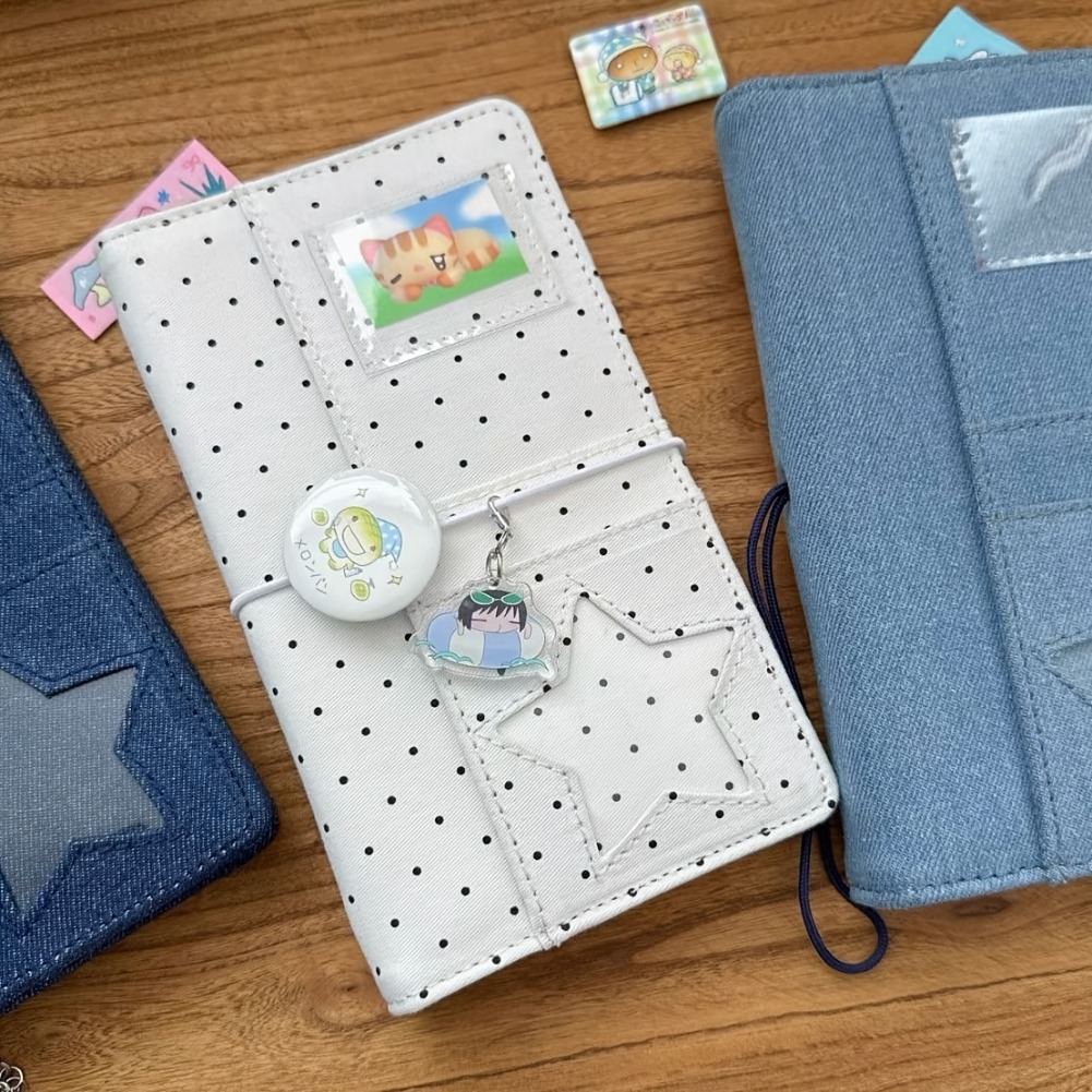 A6 Polka Dot Cloth Binder Note - Graph Paper Pad review and price