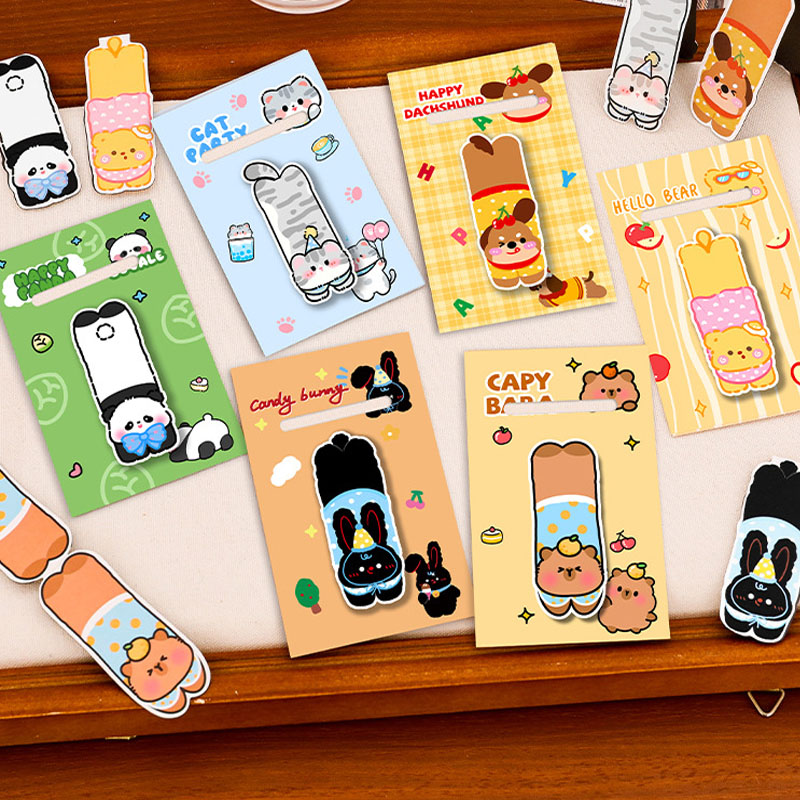 6pcs Kawaii Cute Animal Magnet - Bookmark Magnetic Clip review and price
