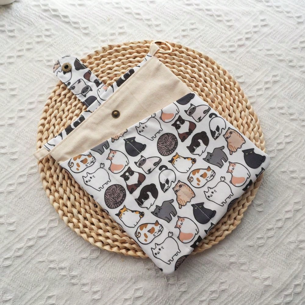 1PC Mellow Cat Canvas Book Bag - Ideal Stationery & Office Supply review and price