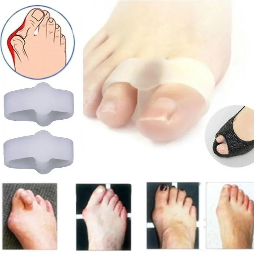 2 Holes Bunion Corrector Pain  - Correction Fluid White review and price