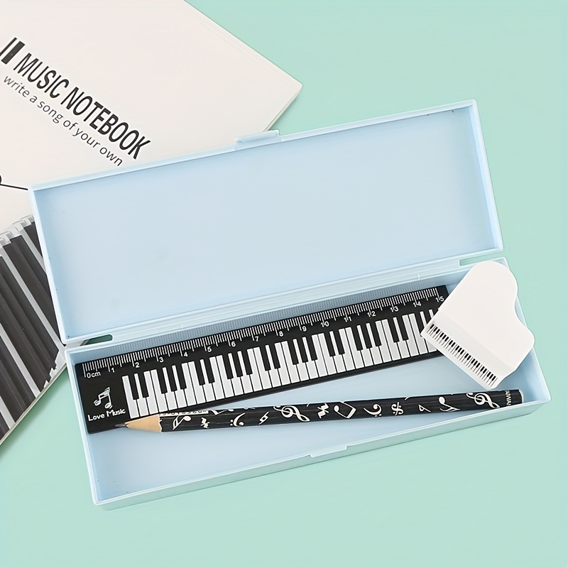 2Pcs/Set 15cm Piano Keyboard P - Ruler Set Transparent review and price