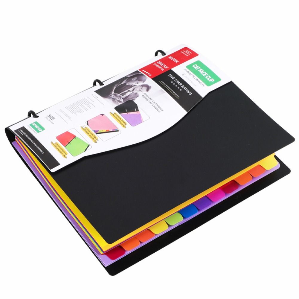 3 Ring Loose-leaf File Folder  - Paper Punch 3 Hole review and price
