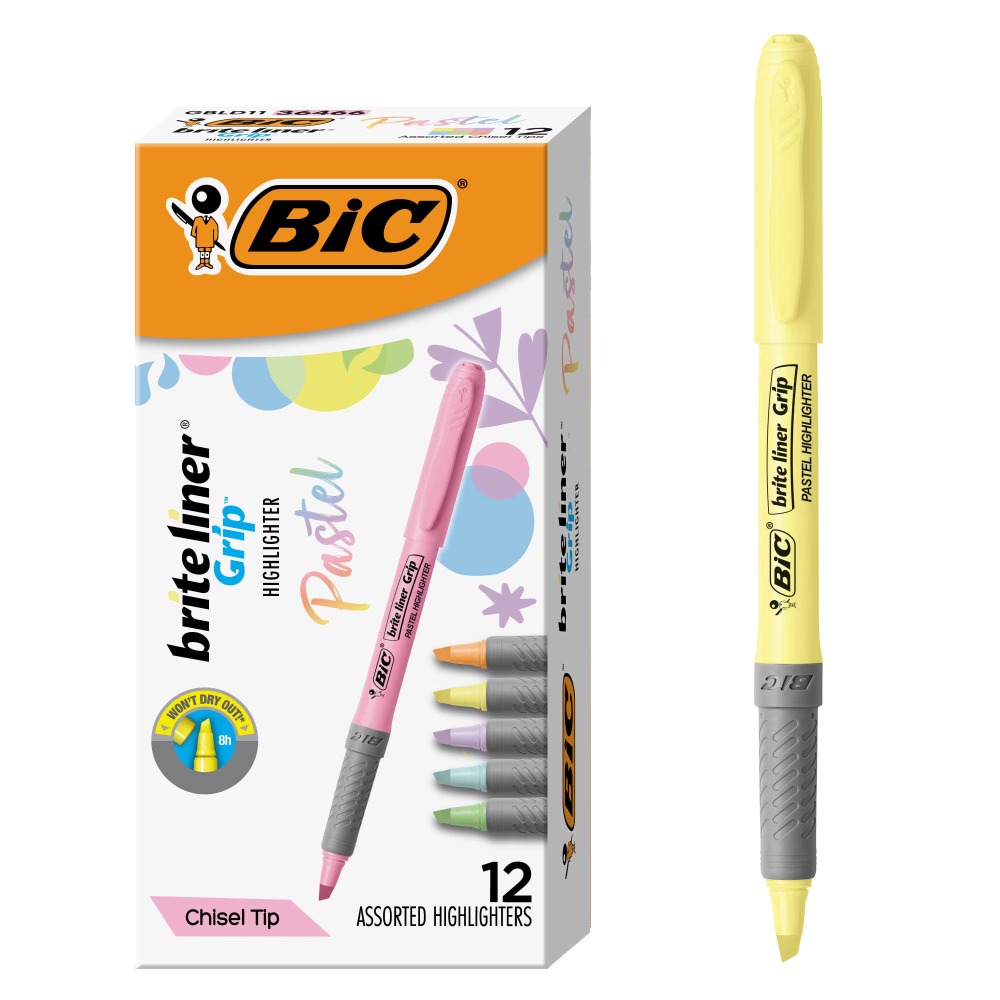 Grip Pastel Highlighters Assor - Office Stationery And Supply review and price
