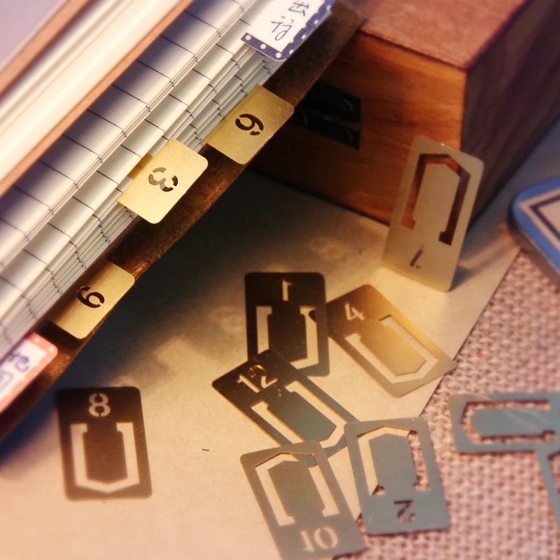 12 Pcs/lot Vintage Copper Book - Stationery And Office Supply Stores review and price