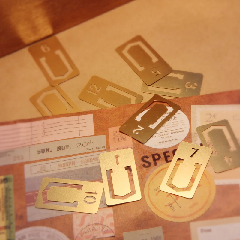 12 Pcs/lot Vintage Copper Book - Stationery And Office Supply Stores review and price