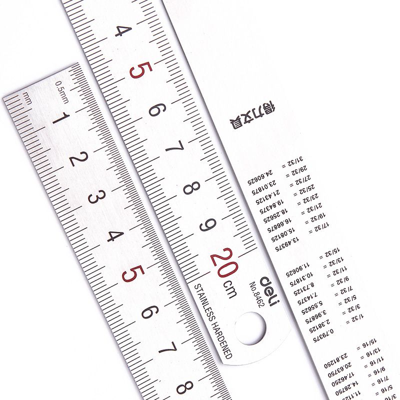 Deli 20cm Stainless Steel Meta - Stationery And Office Supply Stores review and price