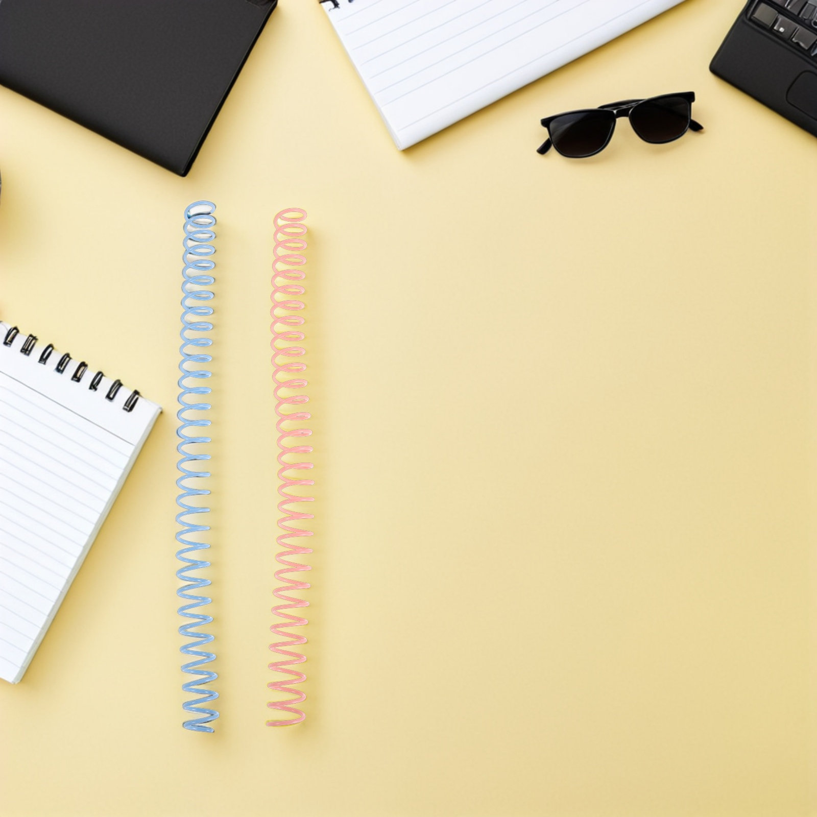 8Pcs Spiral Coil Binder Rings  - Binding Comb Plastic review and price