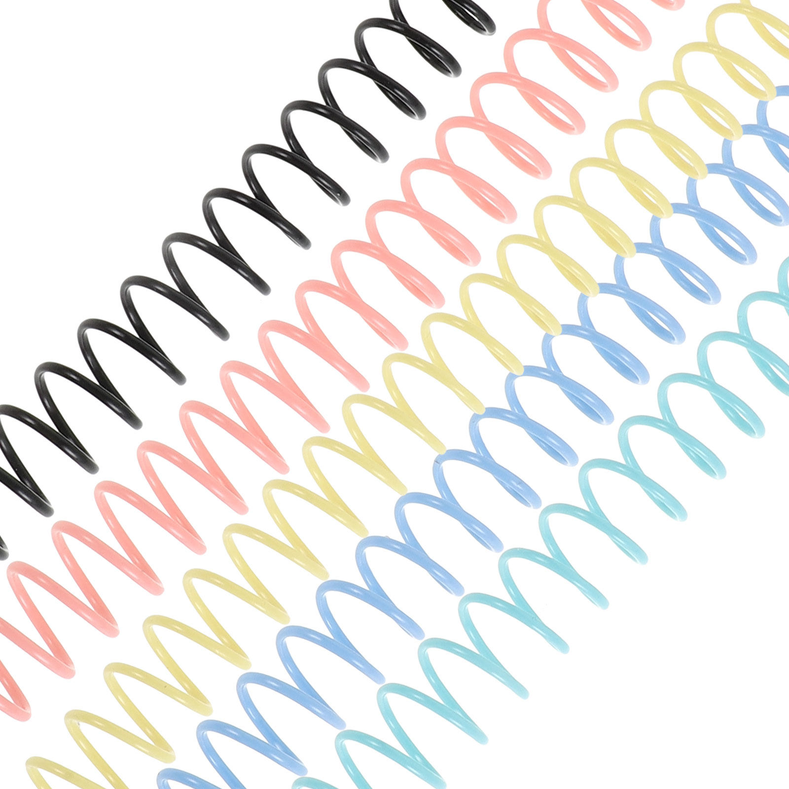 8Pcs Spiral Coil Binder Rings  - Binding Comb Plastic review and price