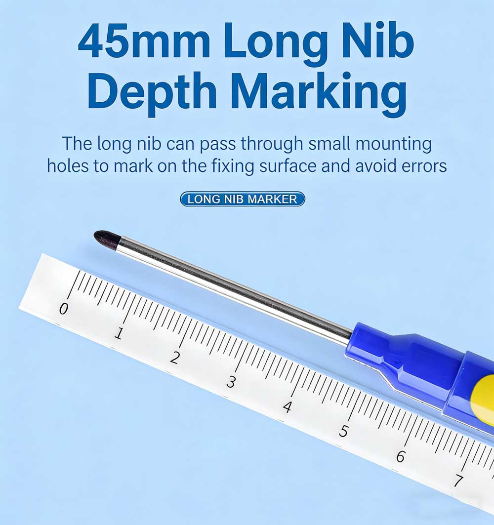 Deep Hole Long Nib Head Marker - Whiteboard Marker Set review and price