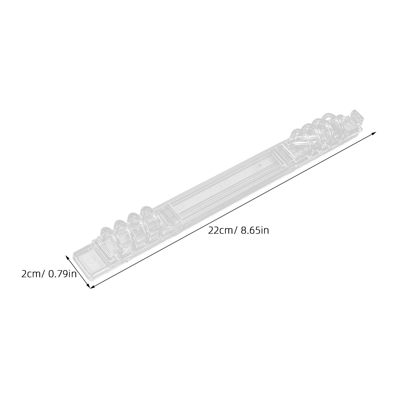 10Pcs Spiral Binder Rings 8 Ho - Binding Comb Plastic review and price