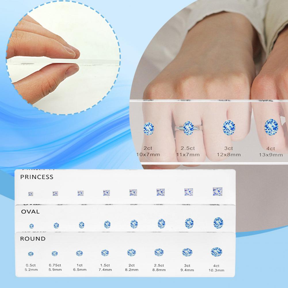 Rhinestone Size Ruler 3pcs Rhi - Ruler Set Transparent review and price