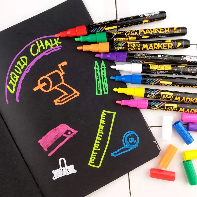 8 pcs Liquid Chalk Markers-Was - Whiteboard Marker Set review and price