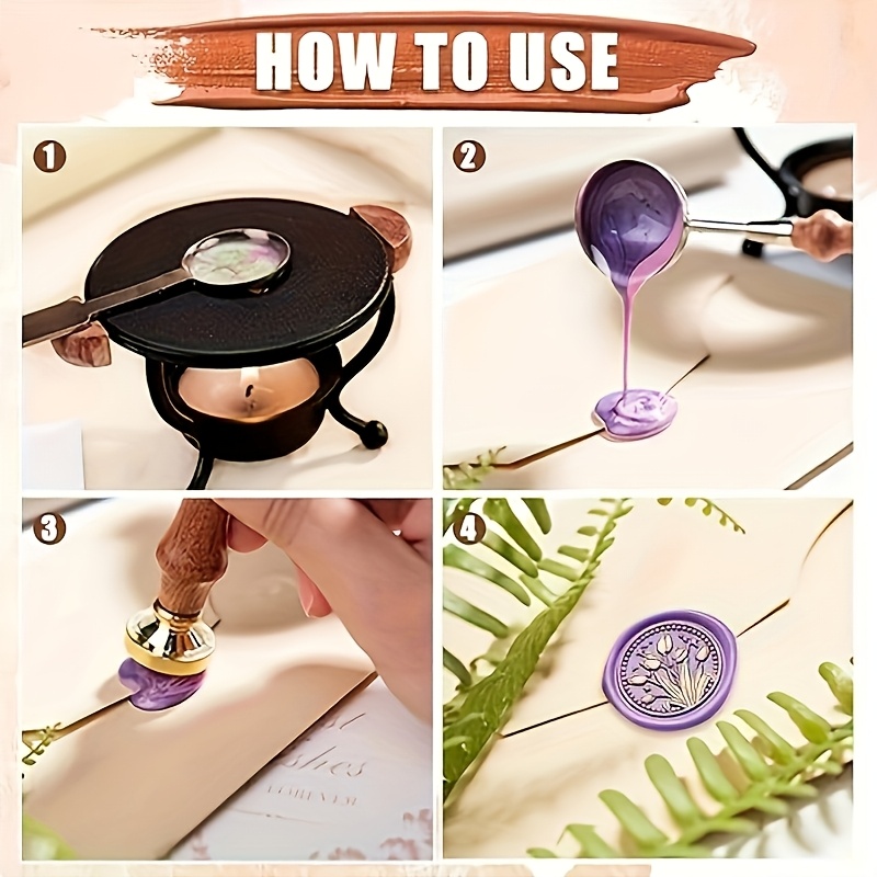 21pc wax stamp set with variou - Wax Seal Stamp Kit review and price