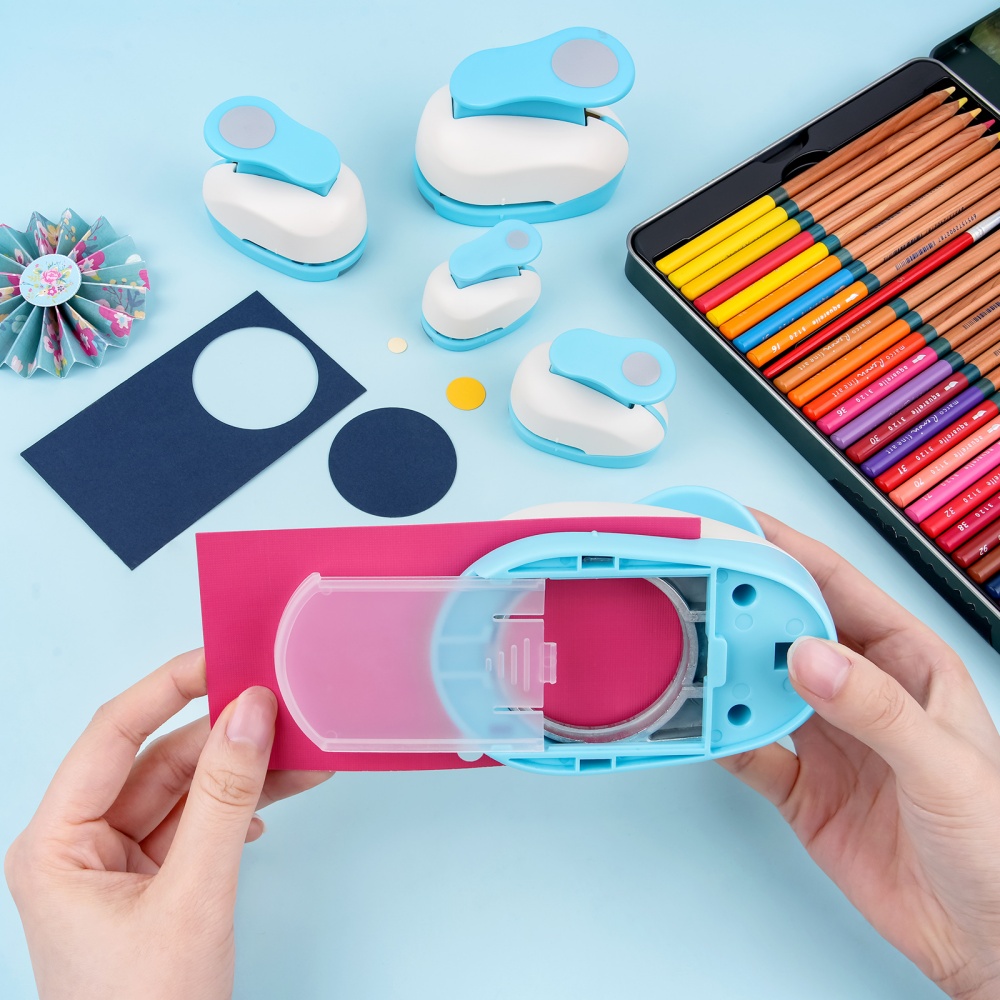 Circle Paper Cutter for Crafts - Paper Punch 3 Hole review and price