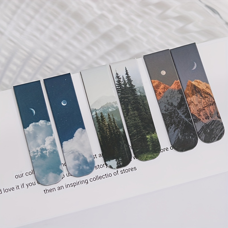 2pcs Landscape Themed Magnetic - Bookmark Magnetic Clip review and price