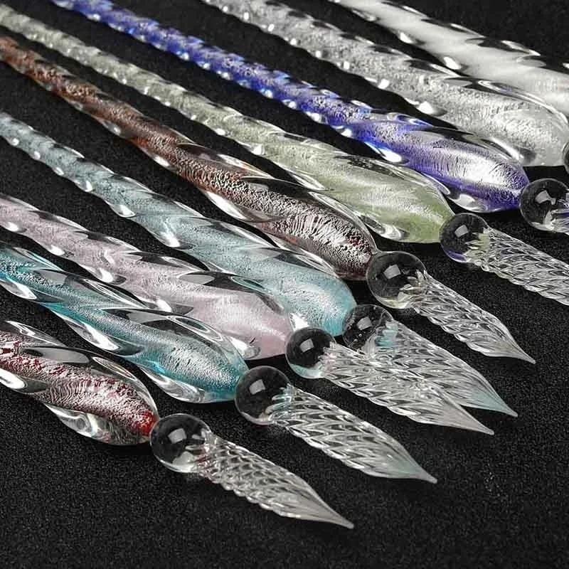 Colored Crystal Glass Dip Pen  - Fountain Pen Ink review and price