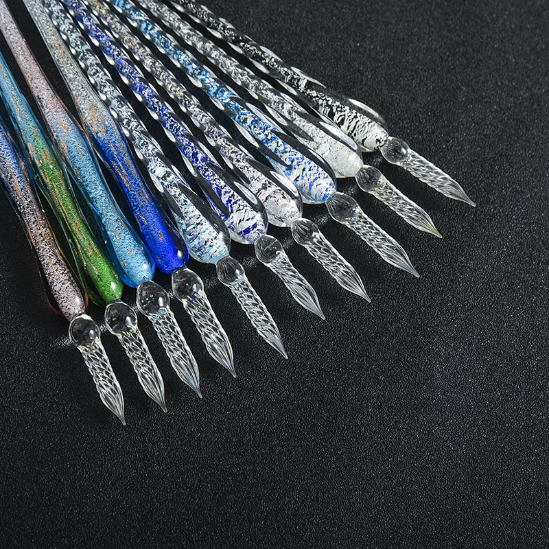 Colored Crystal Glass Dip Pen  - Fountain Pen Ink review and price