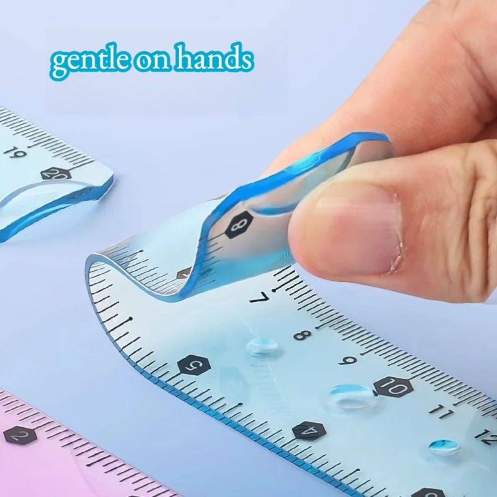1/3pcs Transparent Soft Ruler, - Ruler Set Transparent review and price