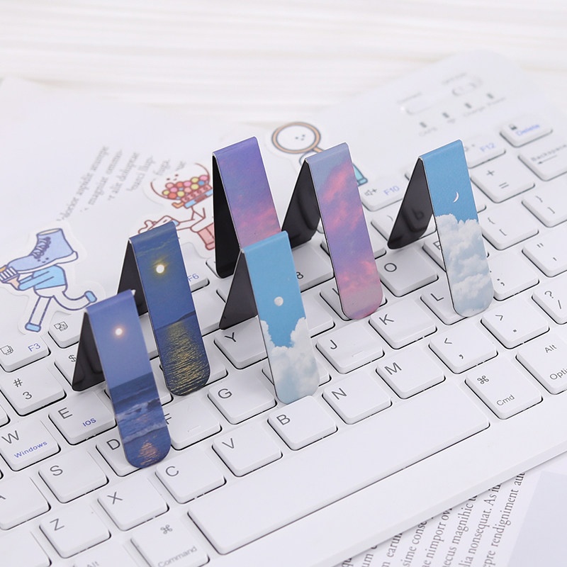 2pcs Fantasy Landscape Bookmar - Bookmark Magnetic Clip review and price